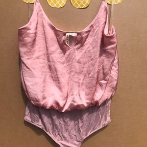 NWT BLUSH PINK ONESIE WITH KEYHOLE